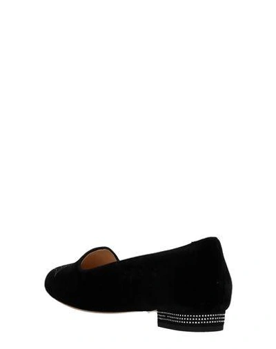 Shop Charlotte Olympia Loafers In Black