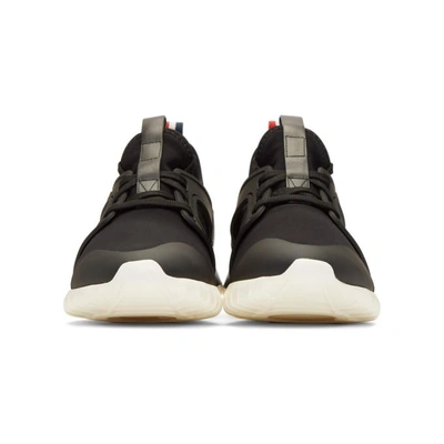 Shop Moncler Black Emilien Sneakers In 213-999.blk