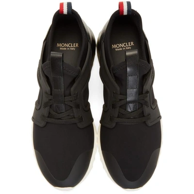 Shop Moncler Black Emilien Sneakers In 213-999.blk