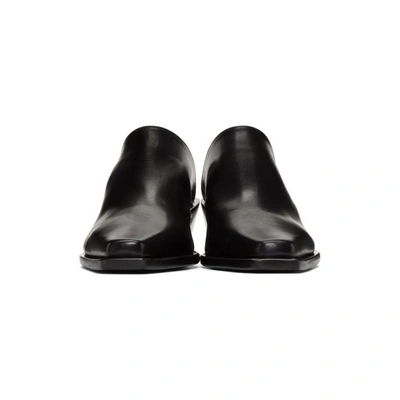 Shop Ann Demeulemeester Black Wedge Heels In 099 Black