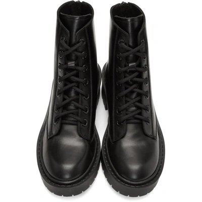 Shop Kenzo Black Pike Boots In 99 Black