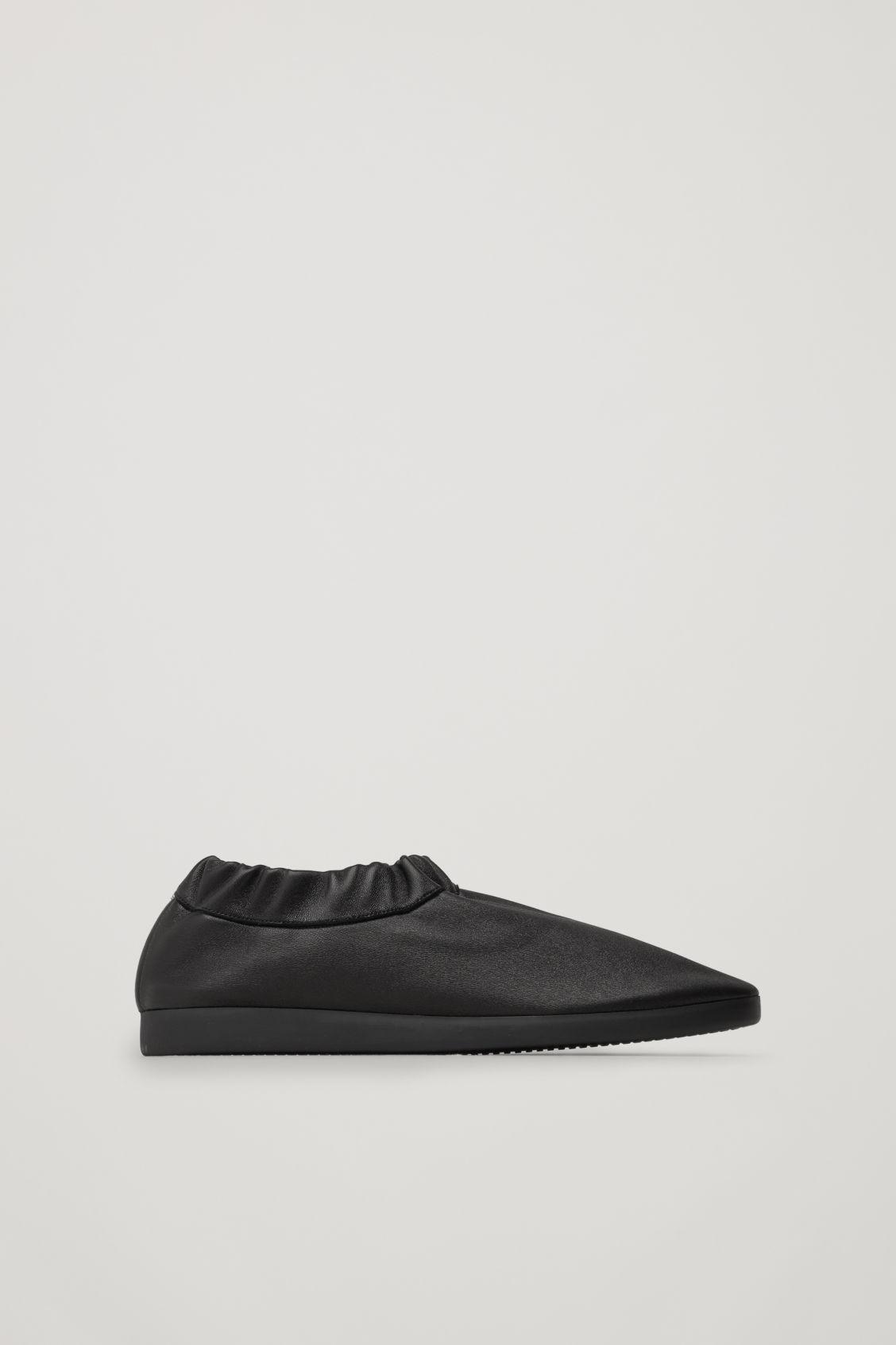 slip on leather shoes cos