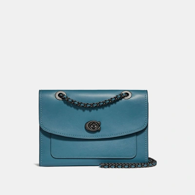 Shop Coach Parker In Chambray/dark Gunmetal