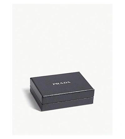 Shop Prada Black Saffiano Leather Billfold Wallet
