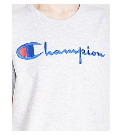 Shop Champion Logo-print Cotton-jersey T-shirt In Loxgm