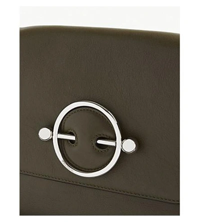 Shop Jw Anderson Ladies Khaki Modern Disc Leather Shoulder Bag