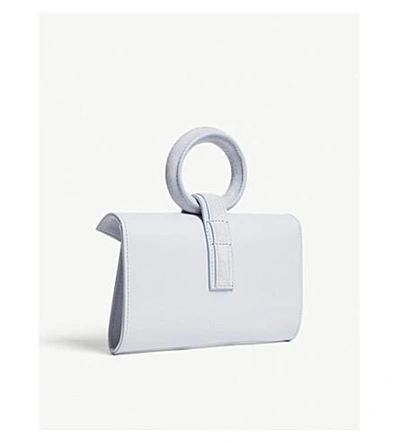 Shop Complet Ice Blue Modern Valery Micro Leather Satchel