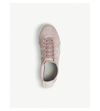 Shop Onitsuka Tiger Mexico 66 Suede Trainers In Pale Mauve Grey