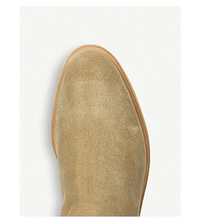 Shop Common Projects Suede Chelsea Boots In Warm Grey