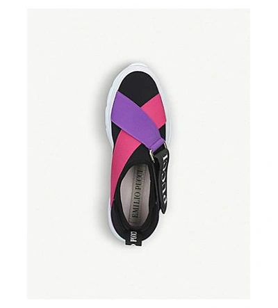 Shop Pucci City Cross Trainers In Blk/other