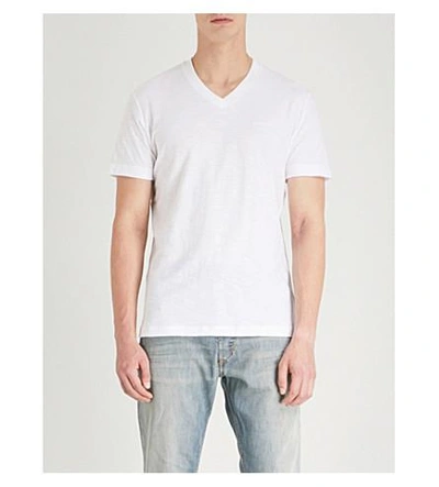 Shop Diesel T-ranis Cotton-jersey T-shirt In Bright White