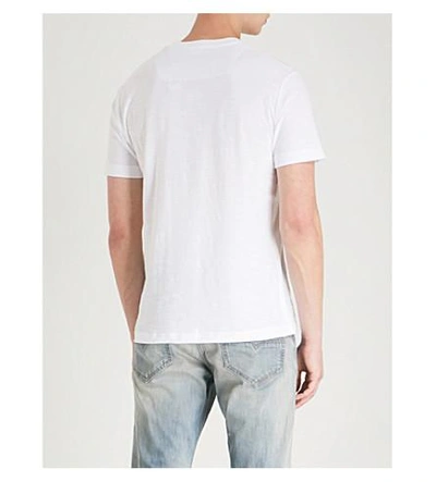 Shop Diesel T-ranis Cotton-jersey T-shirt In Bright White