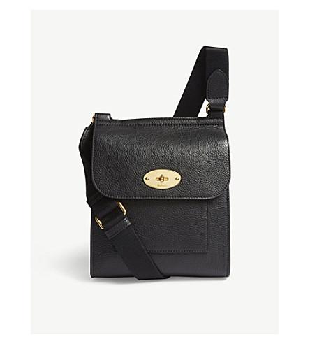 Mulberry Antony Small Grained Leather Messenger In Black | ModeSens