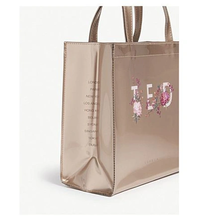 Ted Baker Large Icon - Serenity Print Tote - Pink In Rose Gold