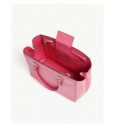 Shop Michael Michael Kors Michael Kors Rose Pink Timeless Benning Leather Satchel