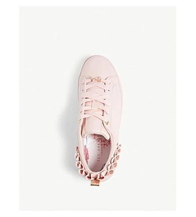 TED BAKER Astrina ruffle leather trainers 