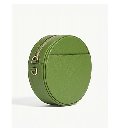 Shop Michael Michael Kors Canteen Leather Cross-body Bag In True Green