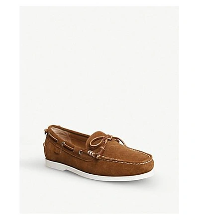 Polo Ralph Lauren Millard Suede Boat Shoes In New Snuff | ModeSens
