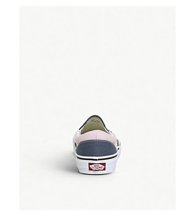 Shop Vans Classic Canvas Skate Shoes In Indigo Chalk Pink