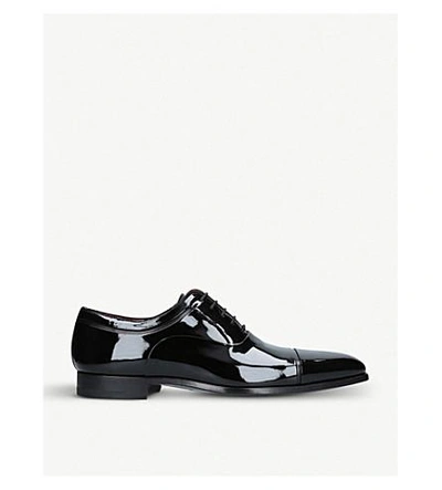 Shop Magnanni Denali Patent-leather Oxford Shoes In Black