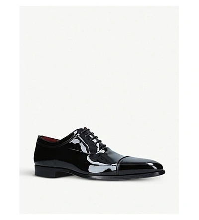 Shop Magnanni Denali Patent-leather Oxford Shoes In Black