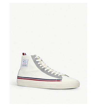 Champion Mercury High-top Leather Sneakers In White | ModeSens
