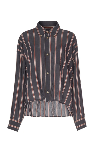 Shop Isabel Marant Étoile Ycao Classic Striped Shirt