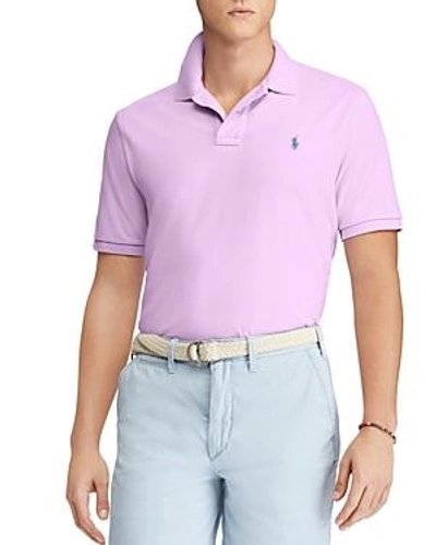 Shop Polo Ralph Lauren Classic Fit Short Sleeve Polo Shirt In Lilac