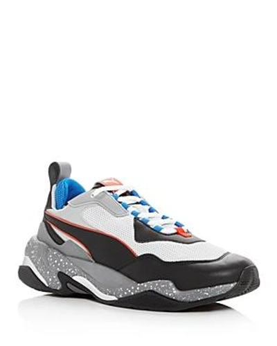 Shop Puma Men's Thunder Electric Lace Up Sneakers In Gray