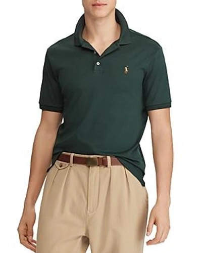 Shop Polo Ralph Lauren Polo Classic Fit Soft-touch Polo Shirt In Green