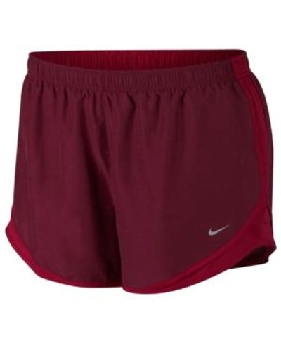 Shop Nike Plus Size Tempo Dri-fit Track Shorts In Rdcrsh/wlf