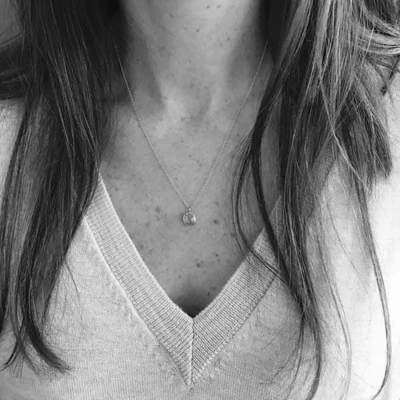 Auree Jewellery Brooklyn Gold Vermeil & Blue Topaz Necklace