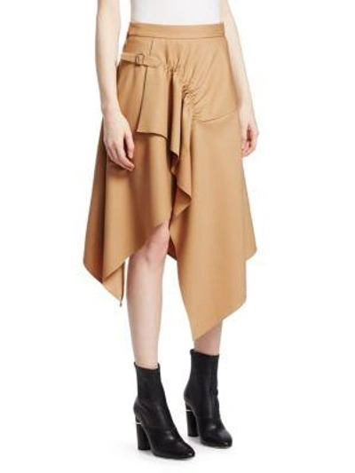 Shop 3.1 Phillip Lim / フィリップ リム Tailored Handkerchief Midi Skirt In Camel