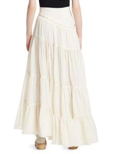Shop 3.1 Phillip Lim / フィリップ リム Full Tiered Maxi Skirt In White
