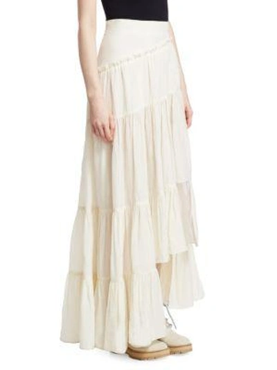 Shop 3.1 Phillip Lim / フィリップ リム Full Tiered Maxi Skirt In White