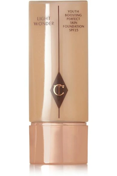 Shop Charlotte Tilbury Light Wonder Youth-boosting Foundation – 10 Dark, 40ml In Neutral