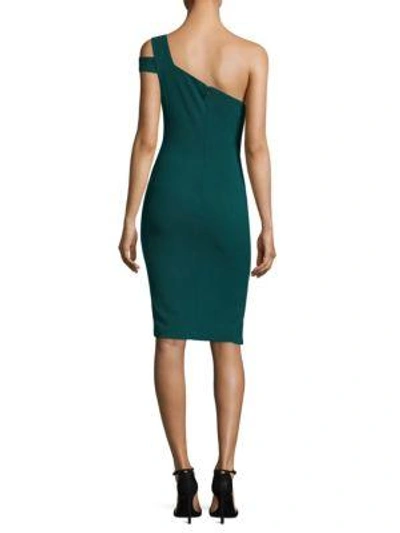 Shop Likely Packard One-shoulder Dress In Gin