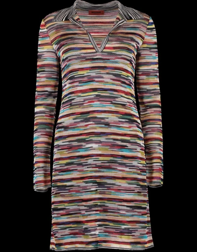 Shop Missoni Polo Dress In Multi