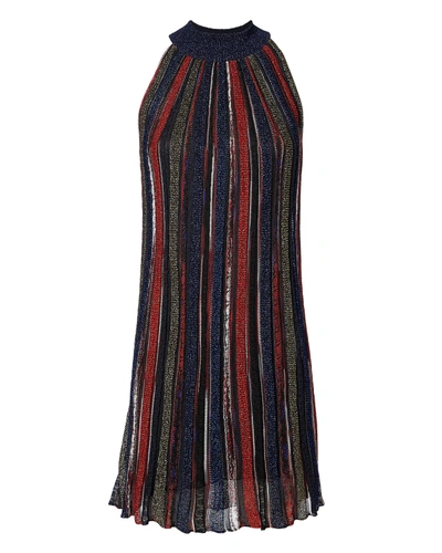 Shop Missoni Lurex Striped Mini Dress