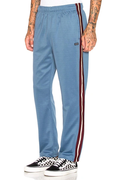 Shop Stussy Poly Track Pant In Slate