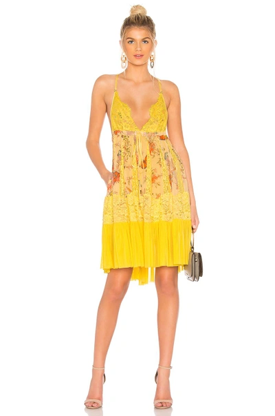 Shop Hot As Hell Too Far Gone Dress In Yellow