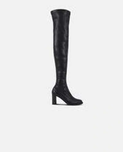 Shop Stella Mccartney Black Over-the-knee-boots