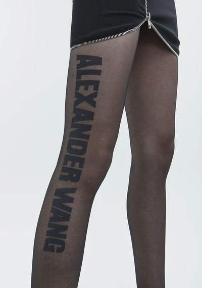 Shop Alexander Wang "" Tights In Black