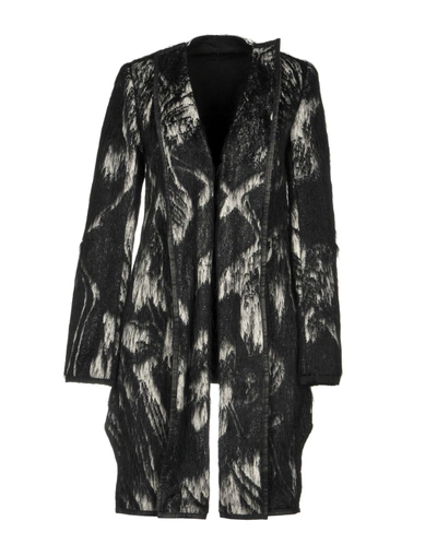 Shop Simona Tagliaferri Coats In Black