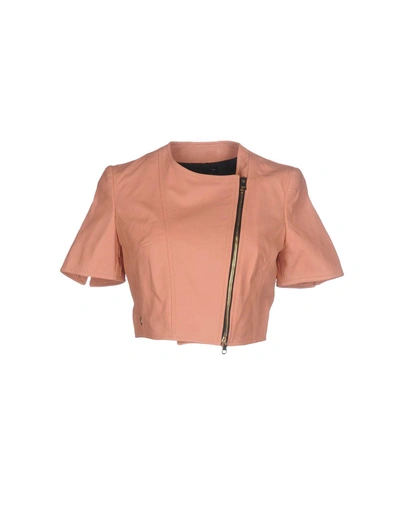 Shop Atos Lombardini Jackets In Pink
