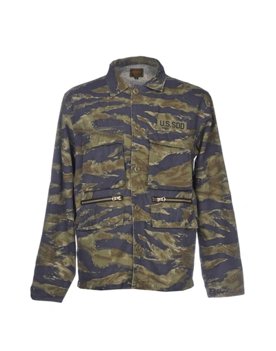 Shop Fuct Ssdd Jacket In Military Green
