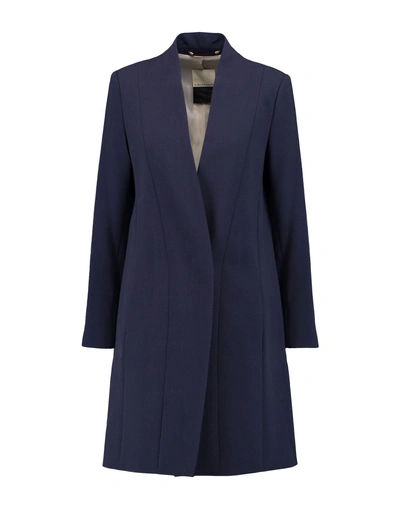 Shop By Malene Birger Full-length Jacket In Dark Blue