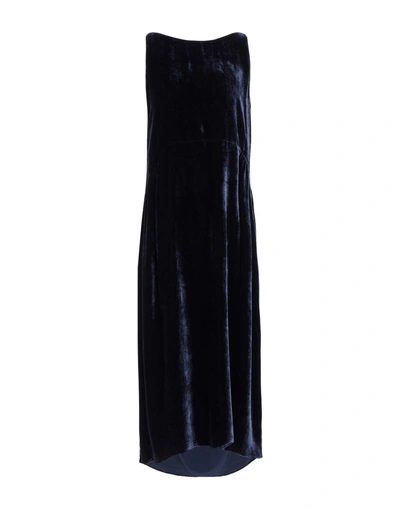 Shop Antonelli Midi Dress In Dark Blue