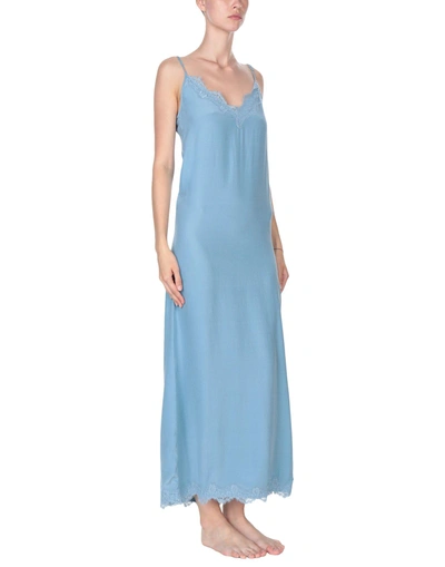 Shop Ma'an Long Dresses In Sky Blue
