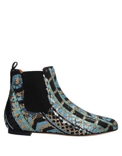 Shop Bams Ankle Boot In Sky Blue